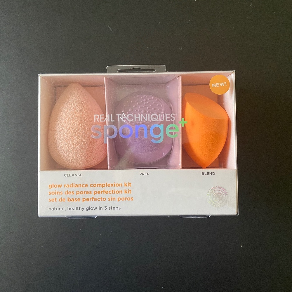 3 pack Sponge for Cleansing, Prepping and Blending